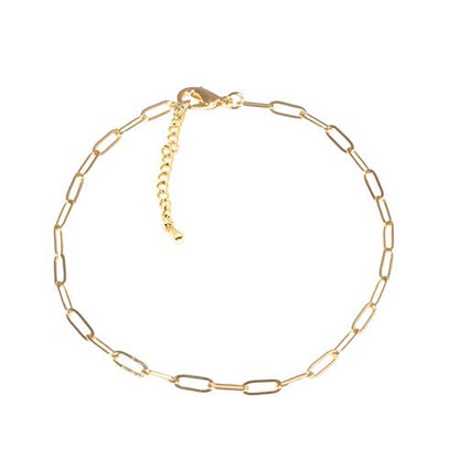 14K Gold-Plated Anklet Bracelet