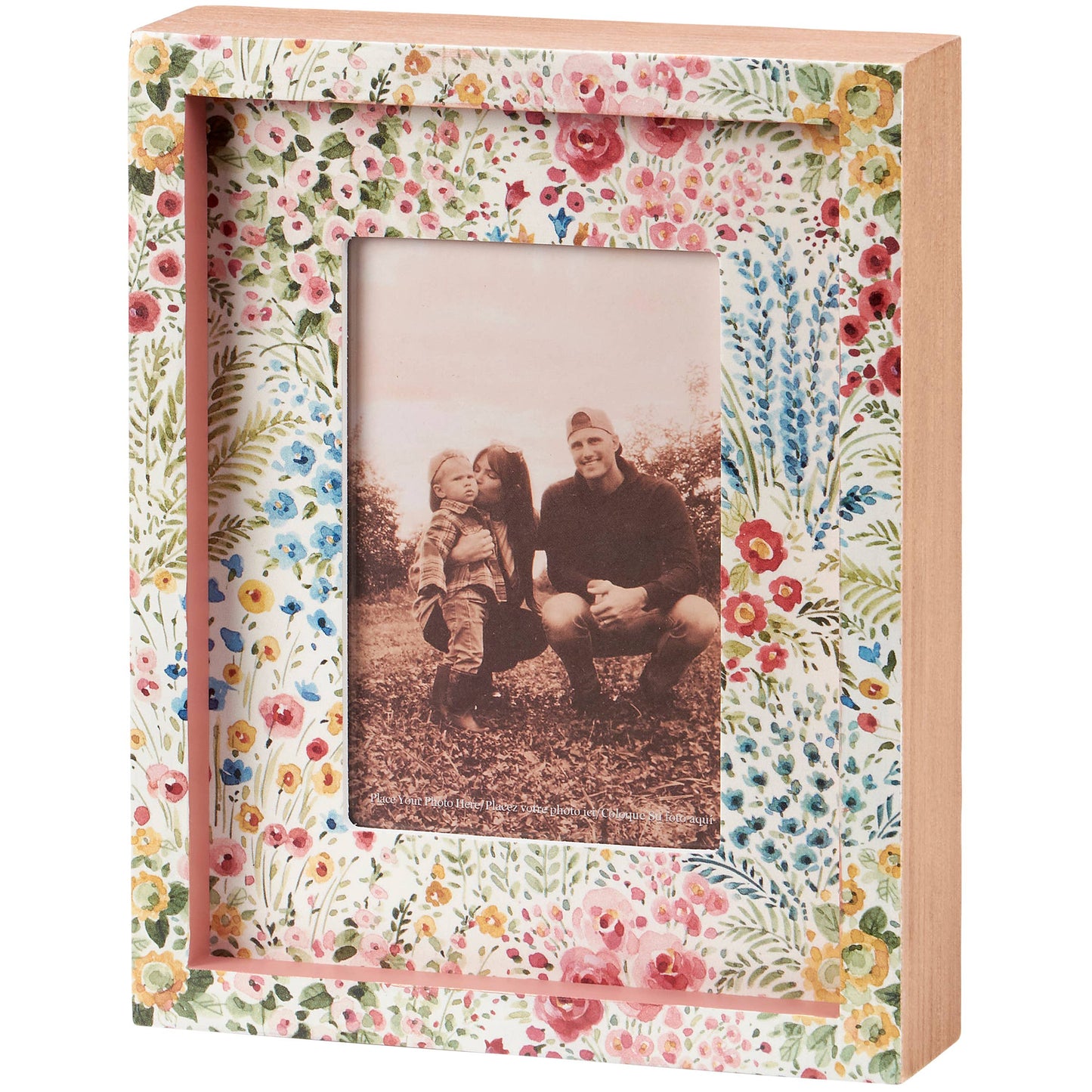 Mixed Florals Box Frame