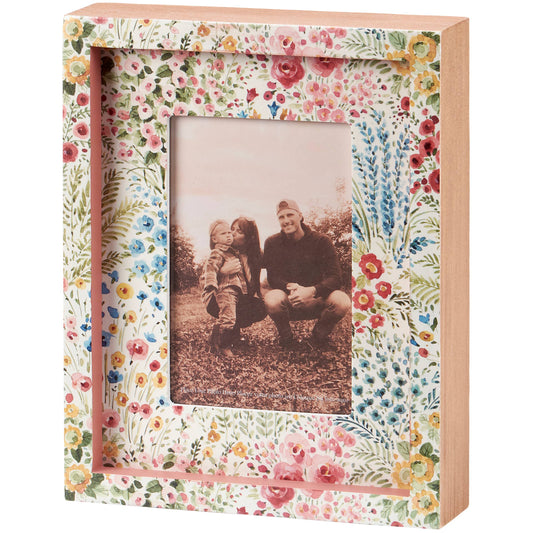 Mixed Florals Box Frame