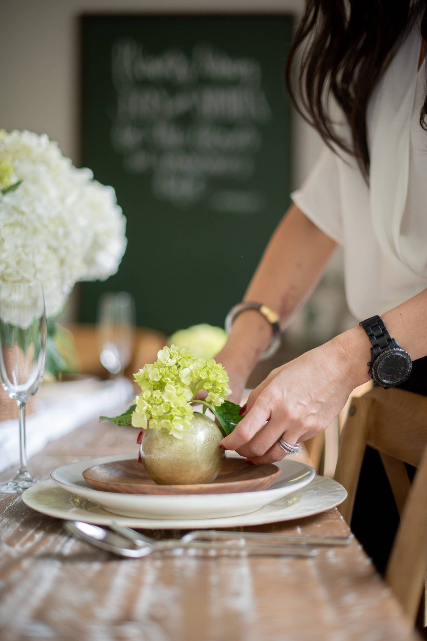 Capiz Round Vase (Smoke Gold)