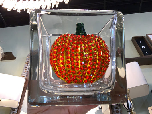 Pumpkin 4" Candle Holder