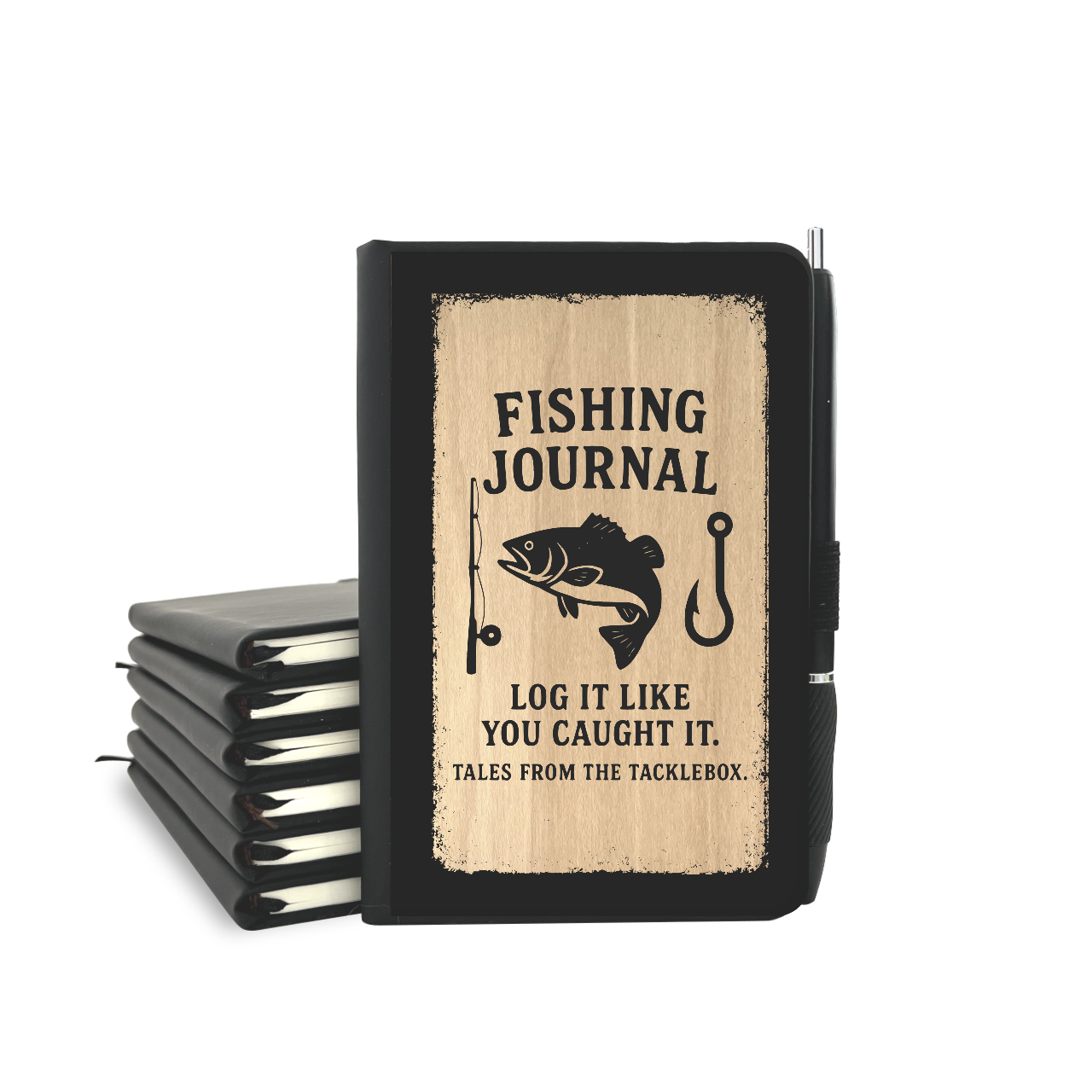 Fishing Journal - Wood Cover