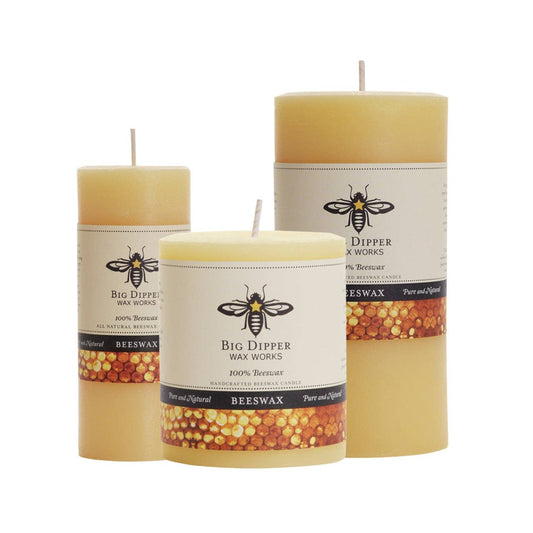 Pillar Candle – 100% Pure Beeswax
