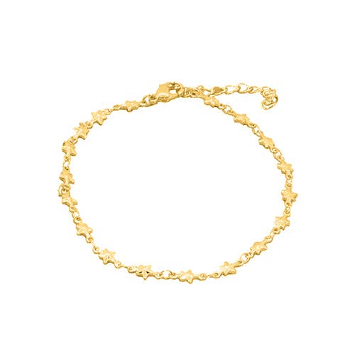 14K Gold-Plated Anklet Bracelet