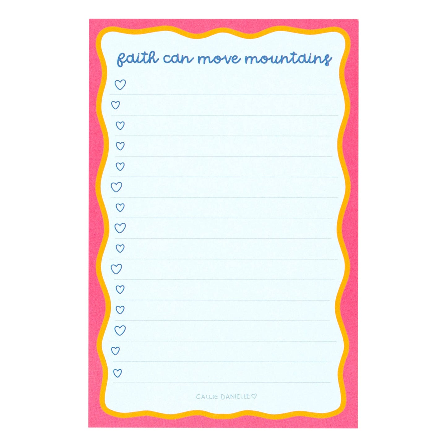 Faith Can Move Mountains Notepad