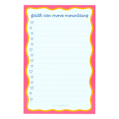 Faith Can Move Mountains Notepad