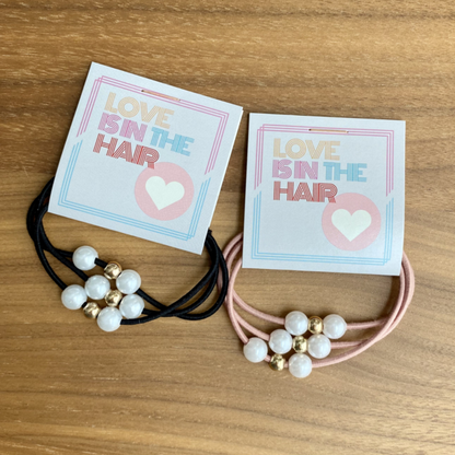 Coletero "El amor está en el pelo" - Regalo de agradecimiento