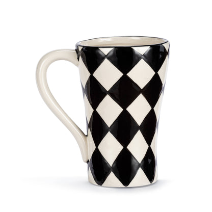 DEMDACO - Diamond Checker Red Heart Mug - 15oz