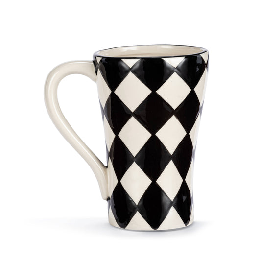 DEMDACO - Diamond Checker Red Heart Mug - 15oz