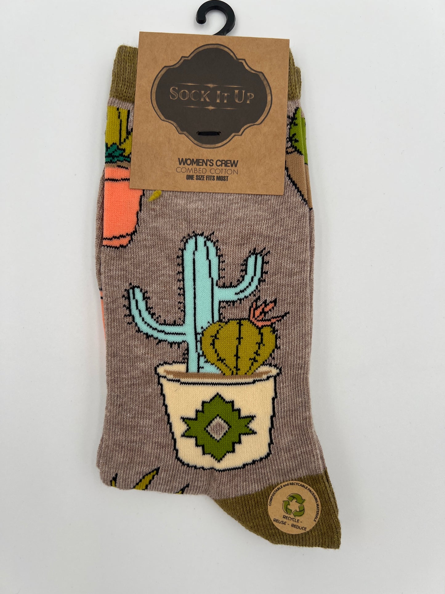 Socks-Cactus Hugs-Women's