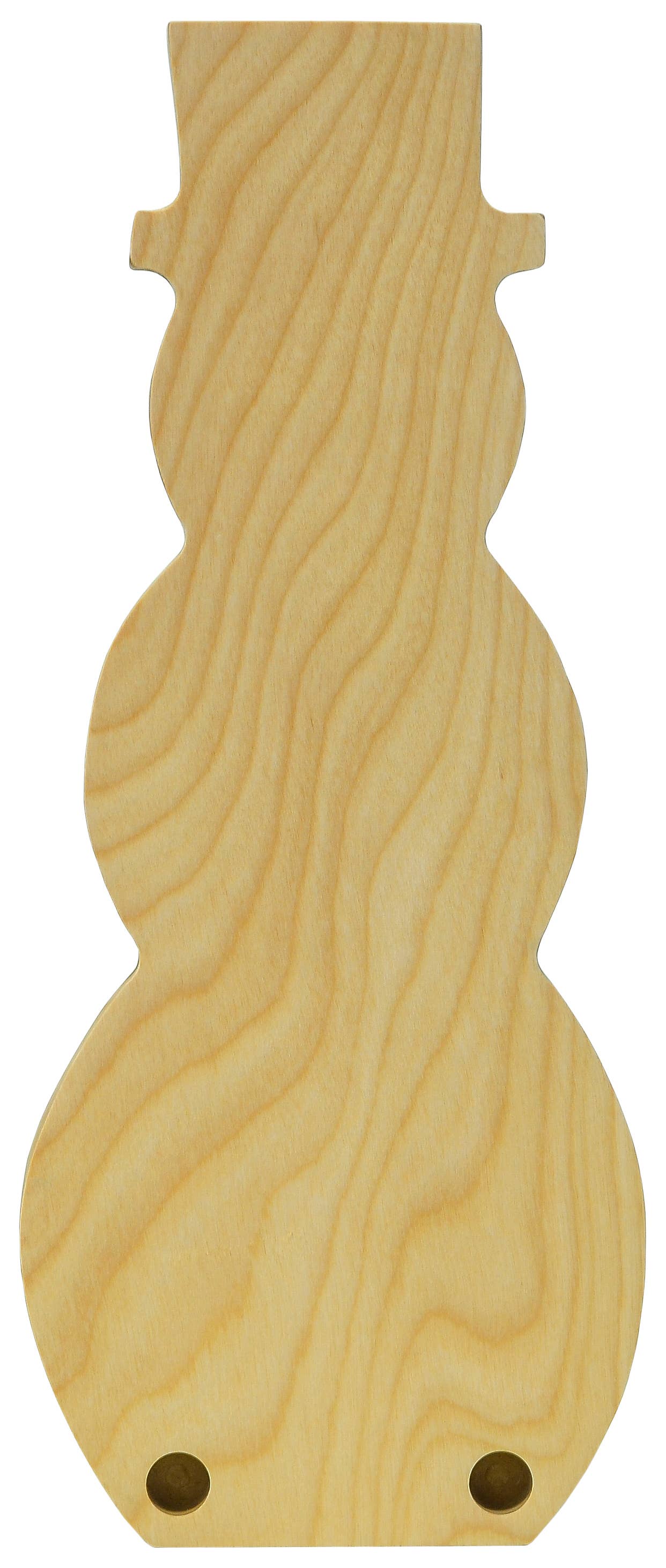 Escultura de madera de muñeco de nieve "Alegre y brillante"