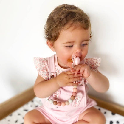 Sienna Pacifier Clip  Silicone Dummy Holder