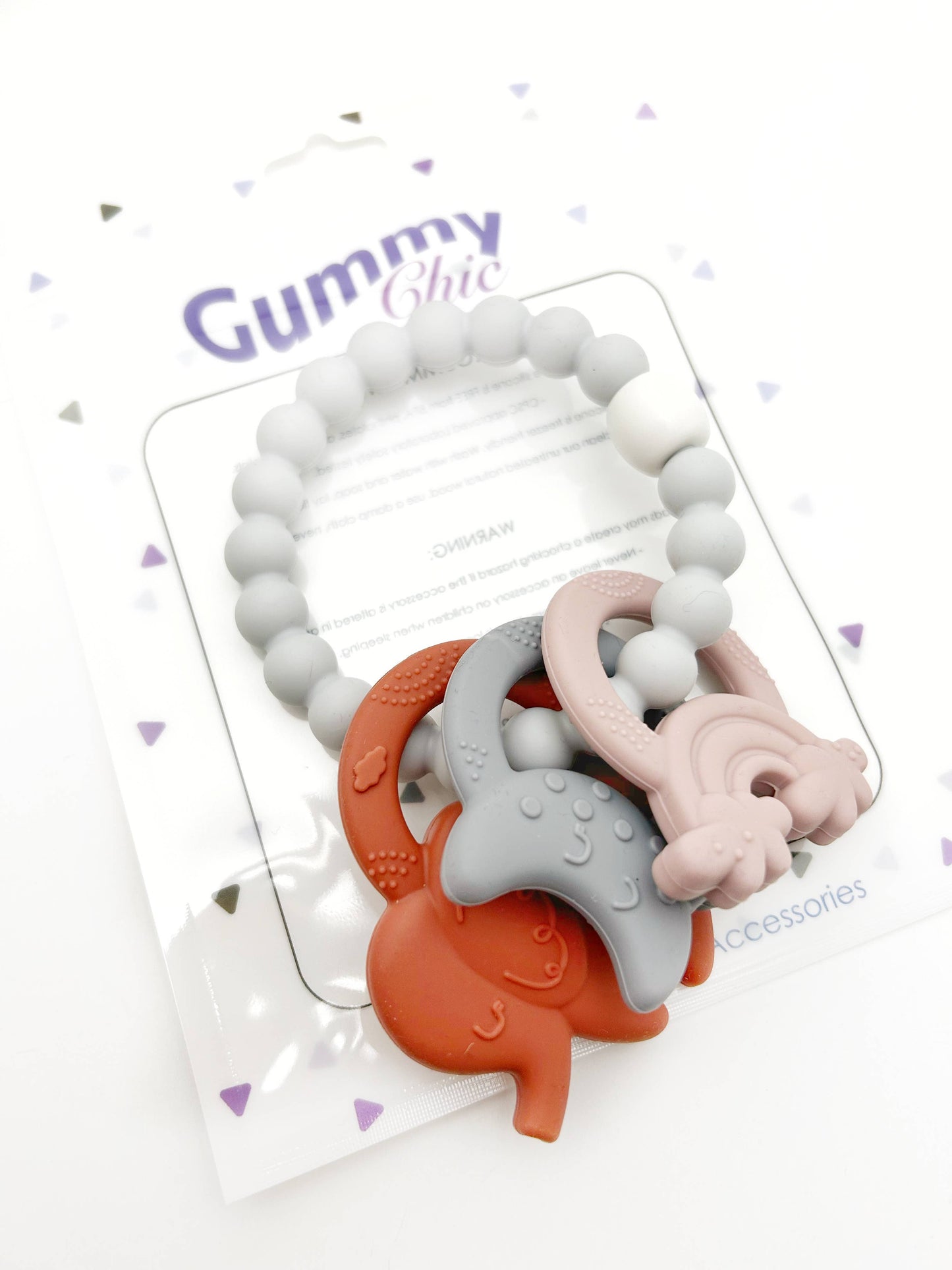 Silicone Teething Ring Bracelet.