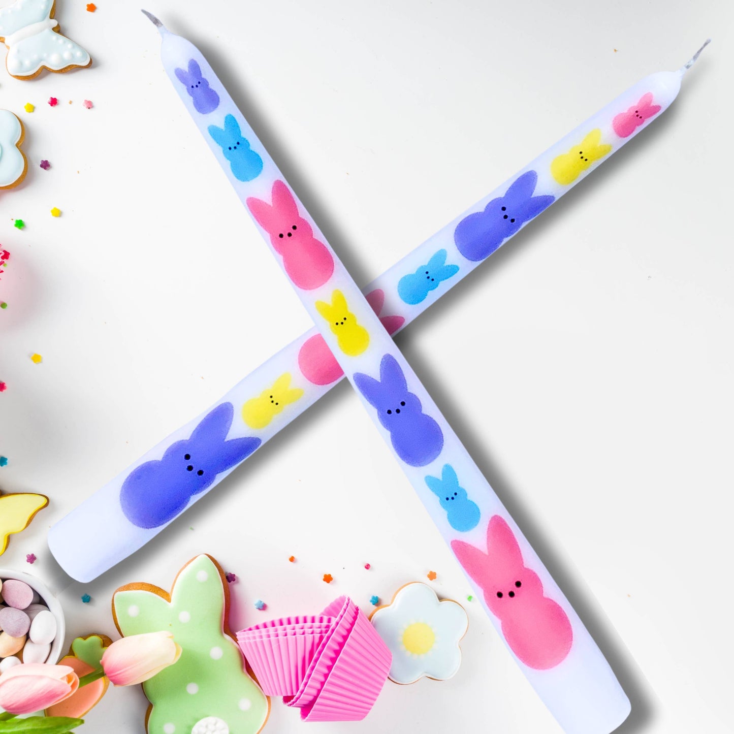 Easter Taper Candles for Spring Tablescapes and Gifts