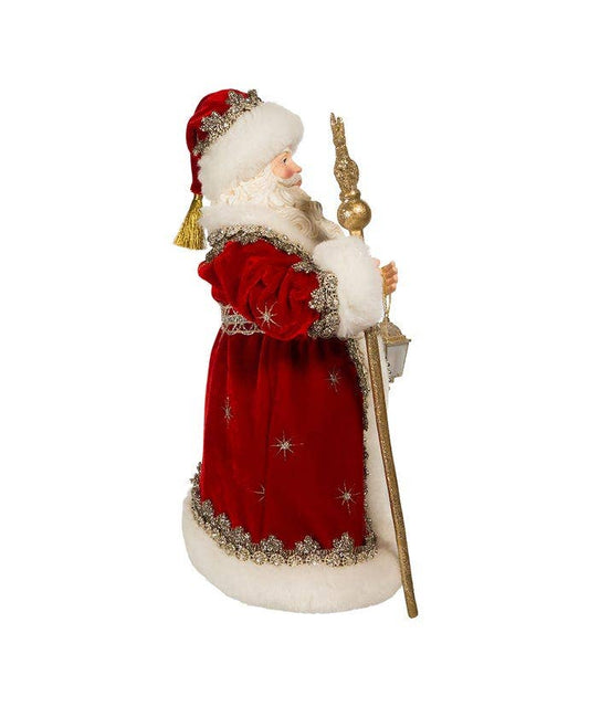 Kurt S. Adler, Inc. - 10.5“ Fabriché™ Regal Red Santa Table Piece