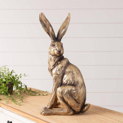 Golden Hare Figurine