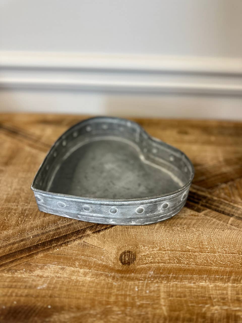 Metal Heart Tray  Small