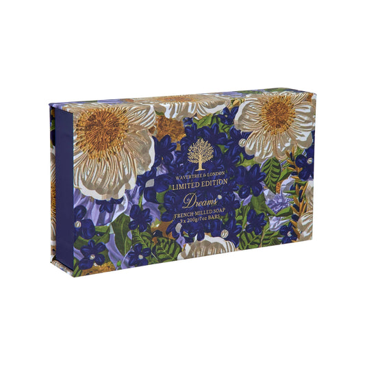 Flower Dreams trio soap bar gift set