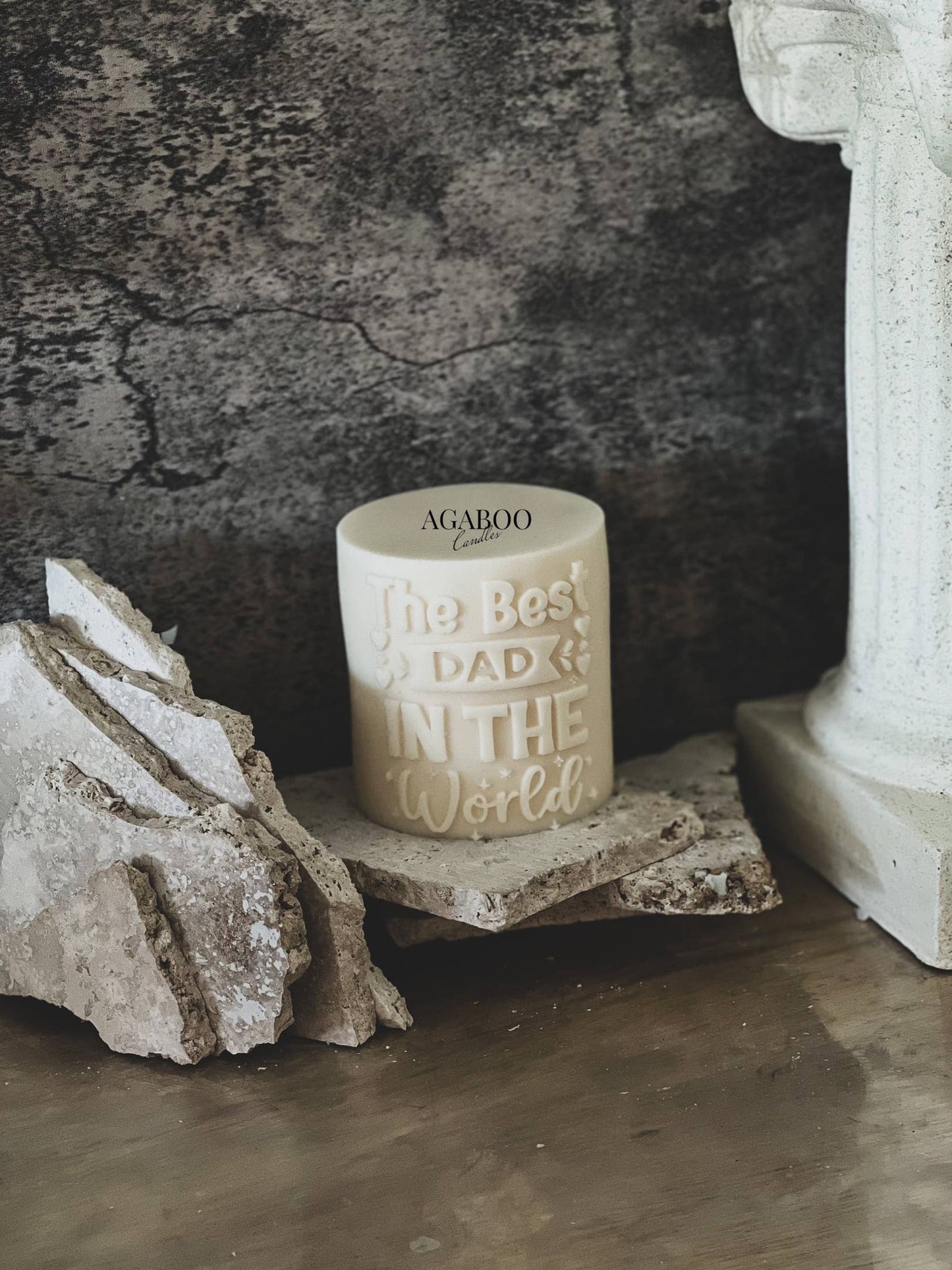 Best Dad Candle 3.5x3.5x3.5in - Pillar