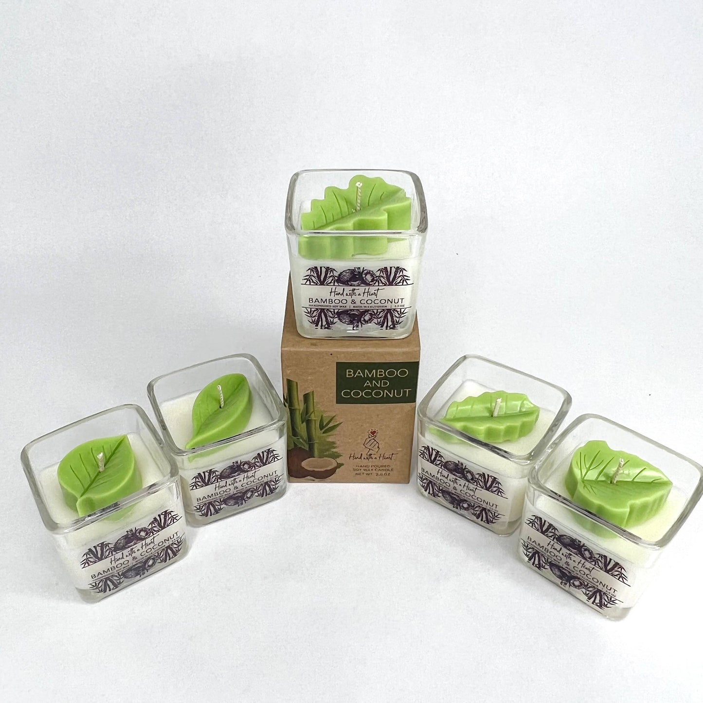 Bamboo & Coconut Soy Wax Candle