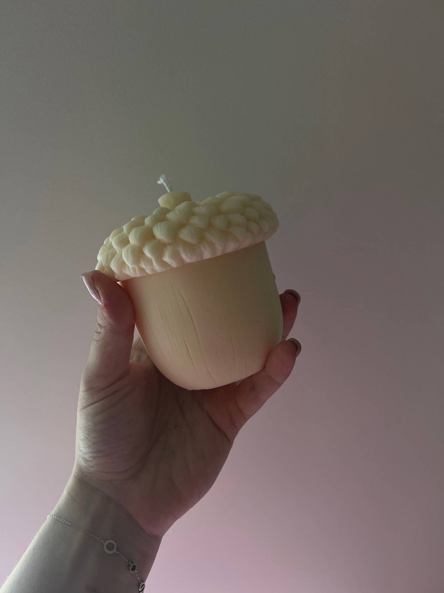 Christmas Pine Cone Candle 4x4in