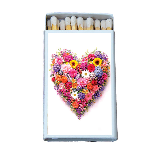 Flower Heart Matches • Decorative Matchbox