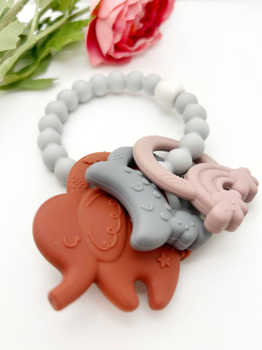 Silicone Teething Ring Bracelet.