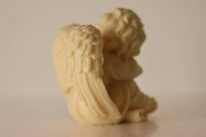 Cherub Baby Candle 4x4in - Angels