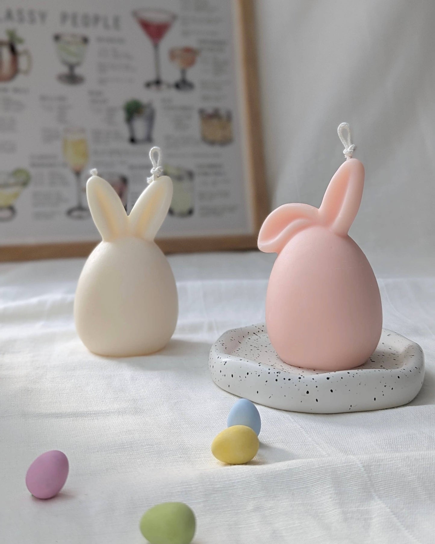 Bunny Soy Candles | Nursery Room Decoration