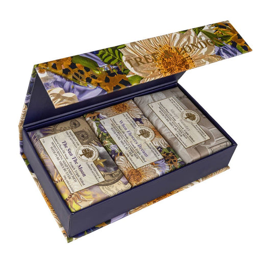 Flower Dreams trio soap bar gift set