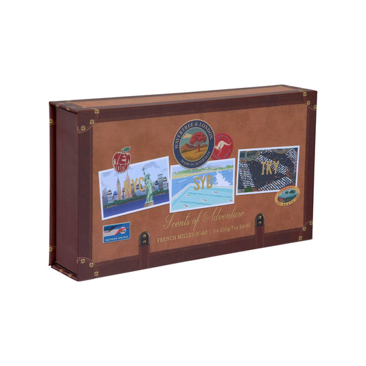 Scents of Adventure trio soap bar gift set