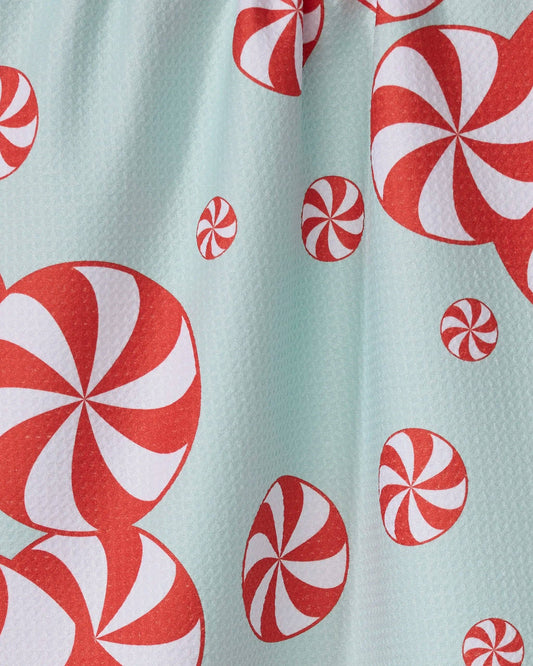 Geometry - Peppermint Swirl Tea Towel