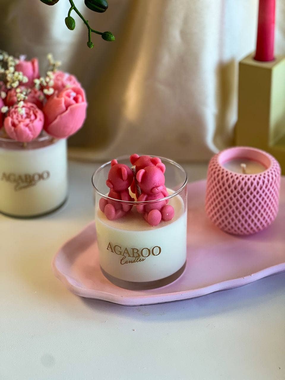 Baby Shower Candle 9oz 3.5x3 1/4in - Container