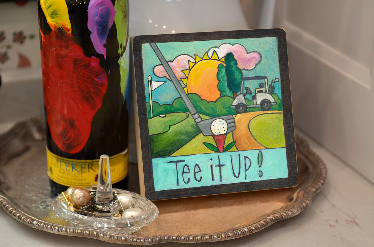 Placa de pared "¡Adelante!" - 6x6