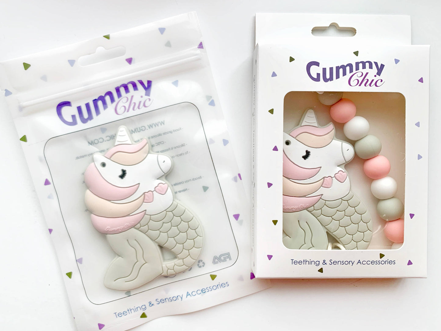 Mermicorn Baby Teether Toy and Sensory Chew
