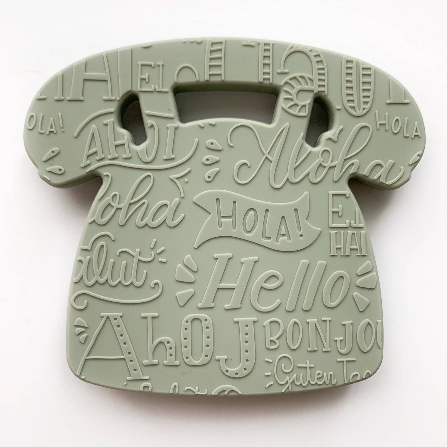 Vintage Phone Teether Toy for Teething Babies -Fun Baby Gift