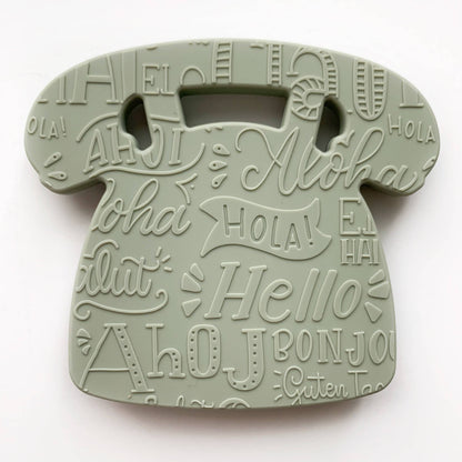 Vintage Phone Teether Toy for Teething Babies -Fun Baby Gift