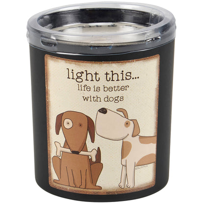 Better With Dogs Candle