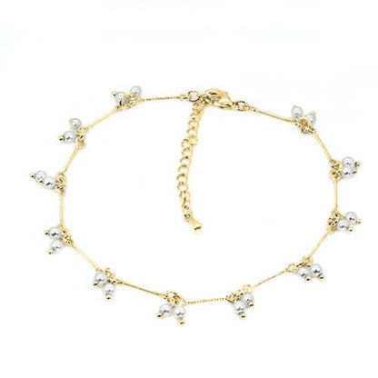 14K Gold-Plated Anklet Bracelet