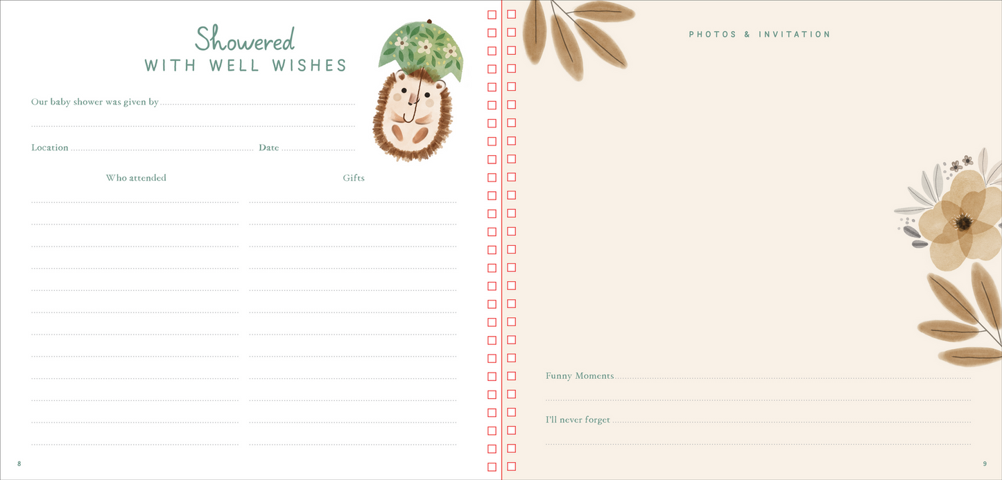 Baby's First Years: Baby Book and Keepsake Photo Album