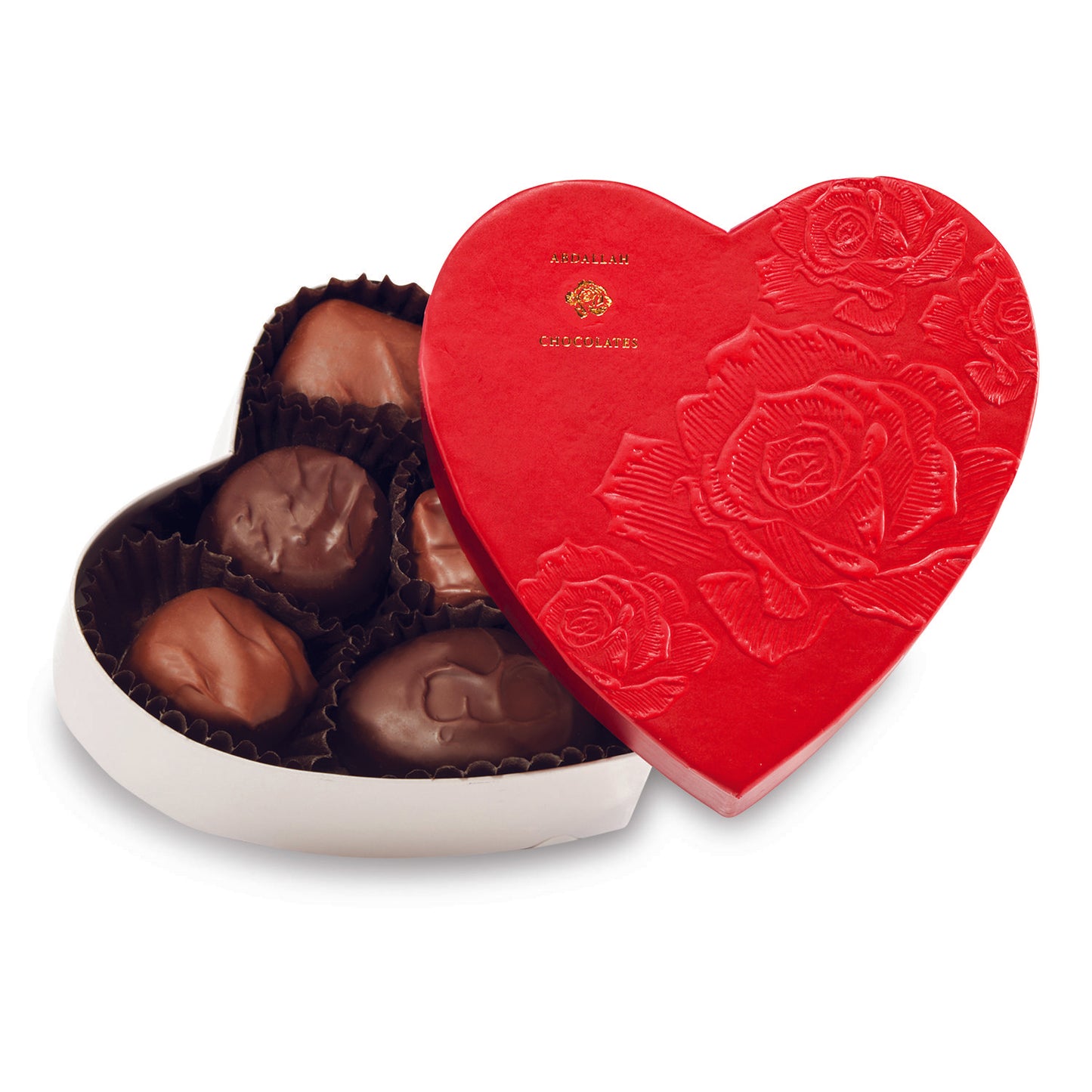 2 oz Embossed Heart chocolates