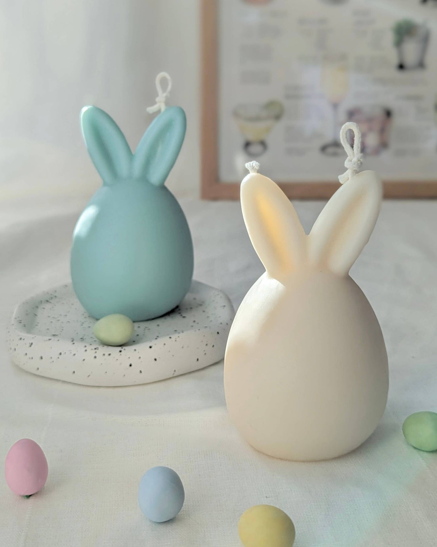 Bunny Soy Candles | Nursery Room Decoration