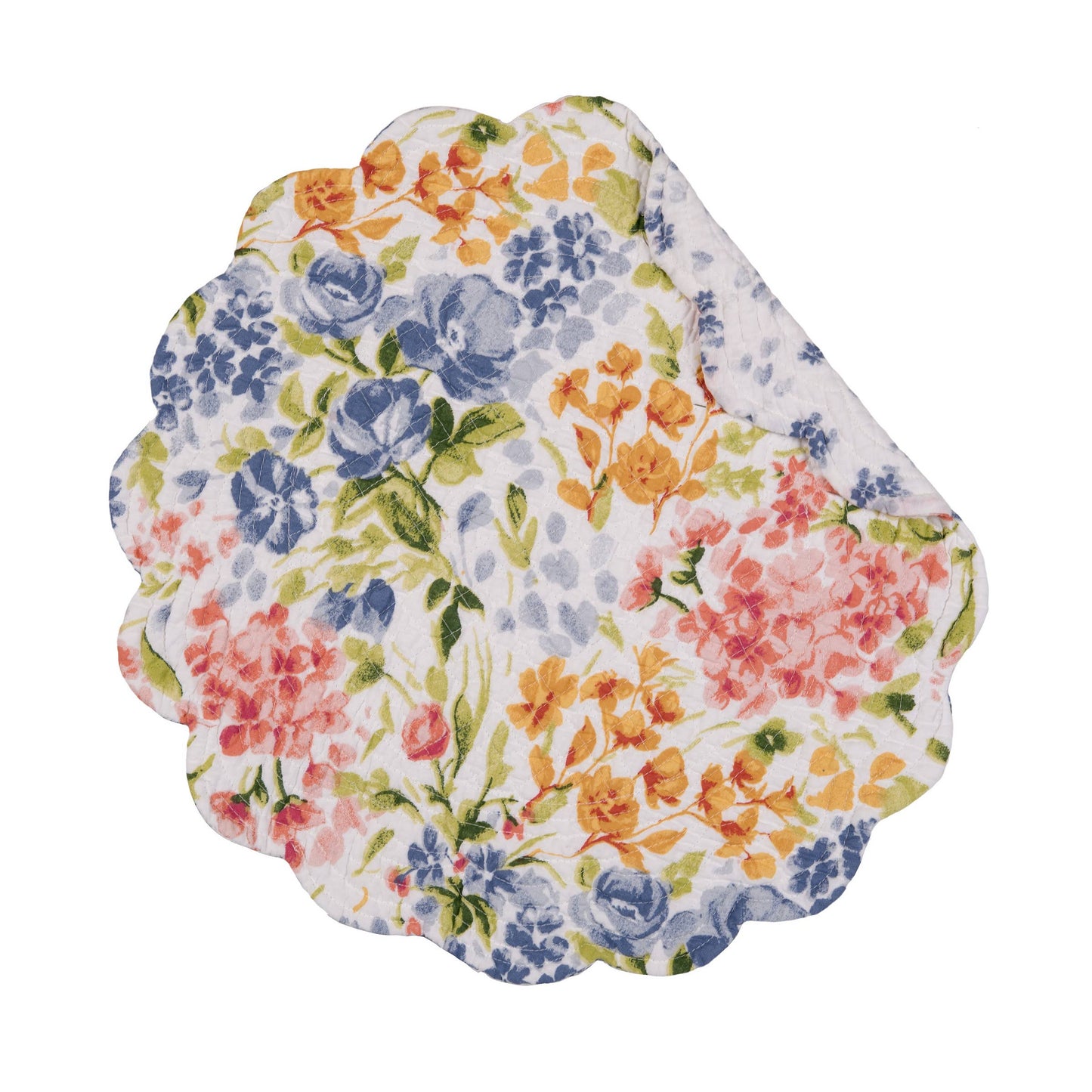Florian Floral Round Placemat