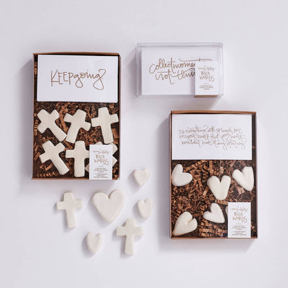 Keepsake Pocket Tokens & Card Set (hearts)