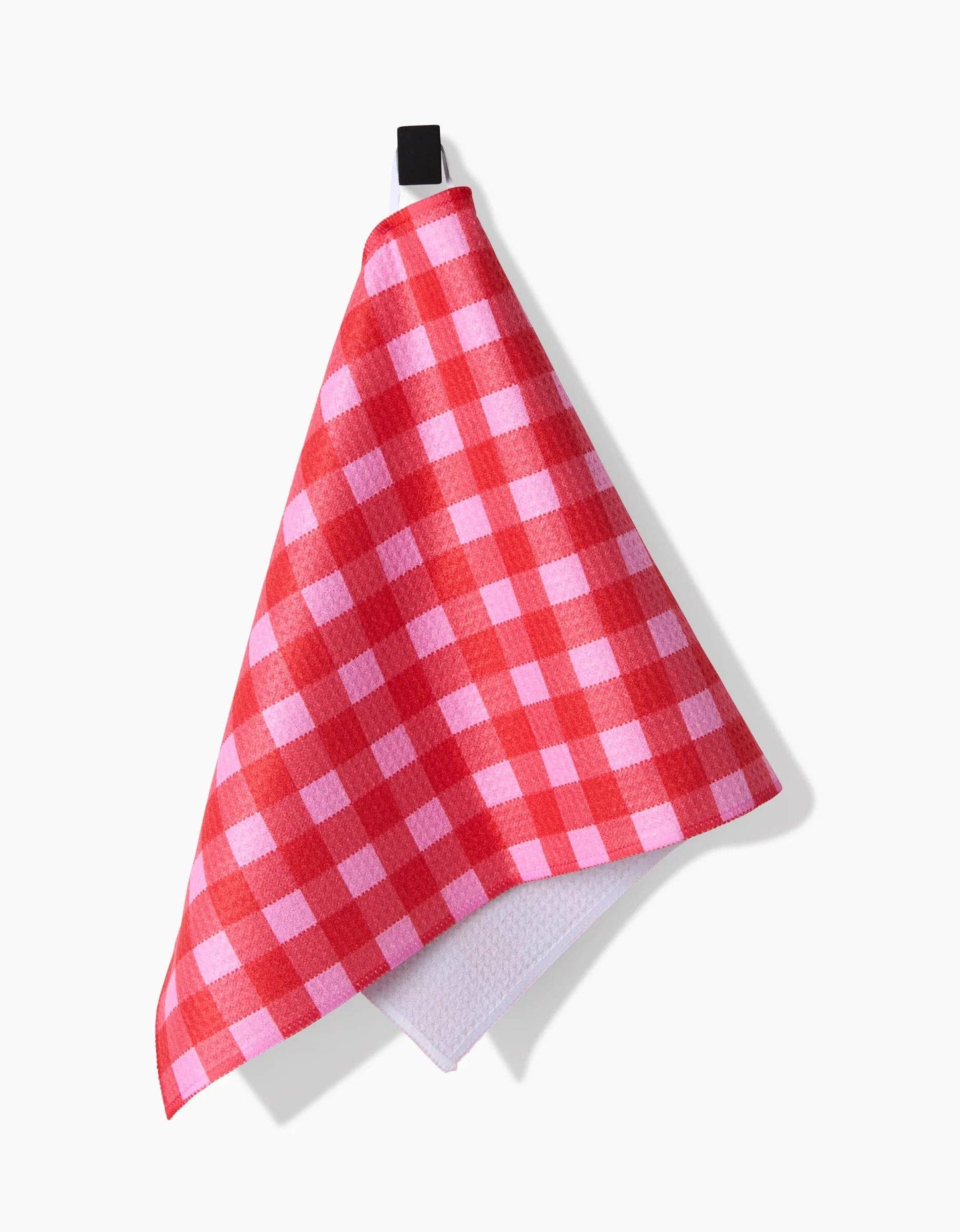 Geometry - Cherry Gingham Bar Towel