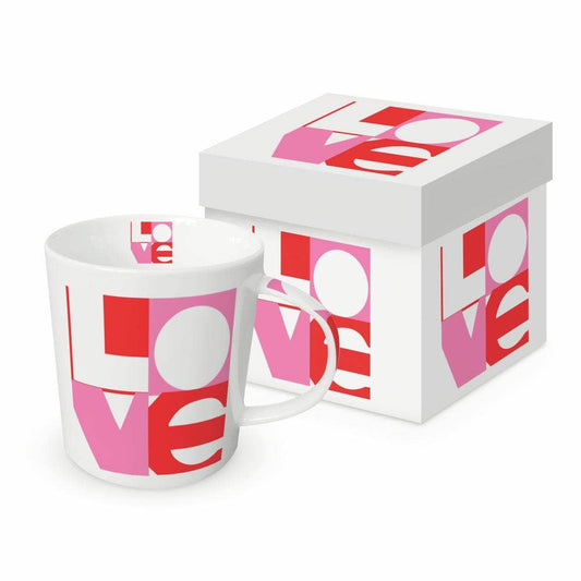 MUG IN GIFT BOX-LOVE GRAPHIC