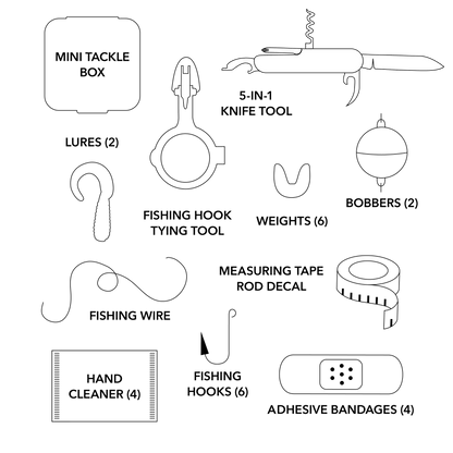 Pinch Provisions - Kit de pesca "Gran Pesca" | Regalo para el Día del Padre | Regalos para hombres