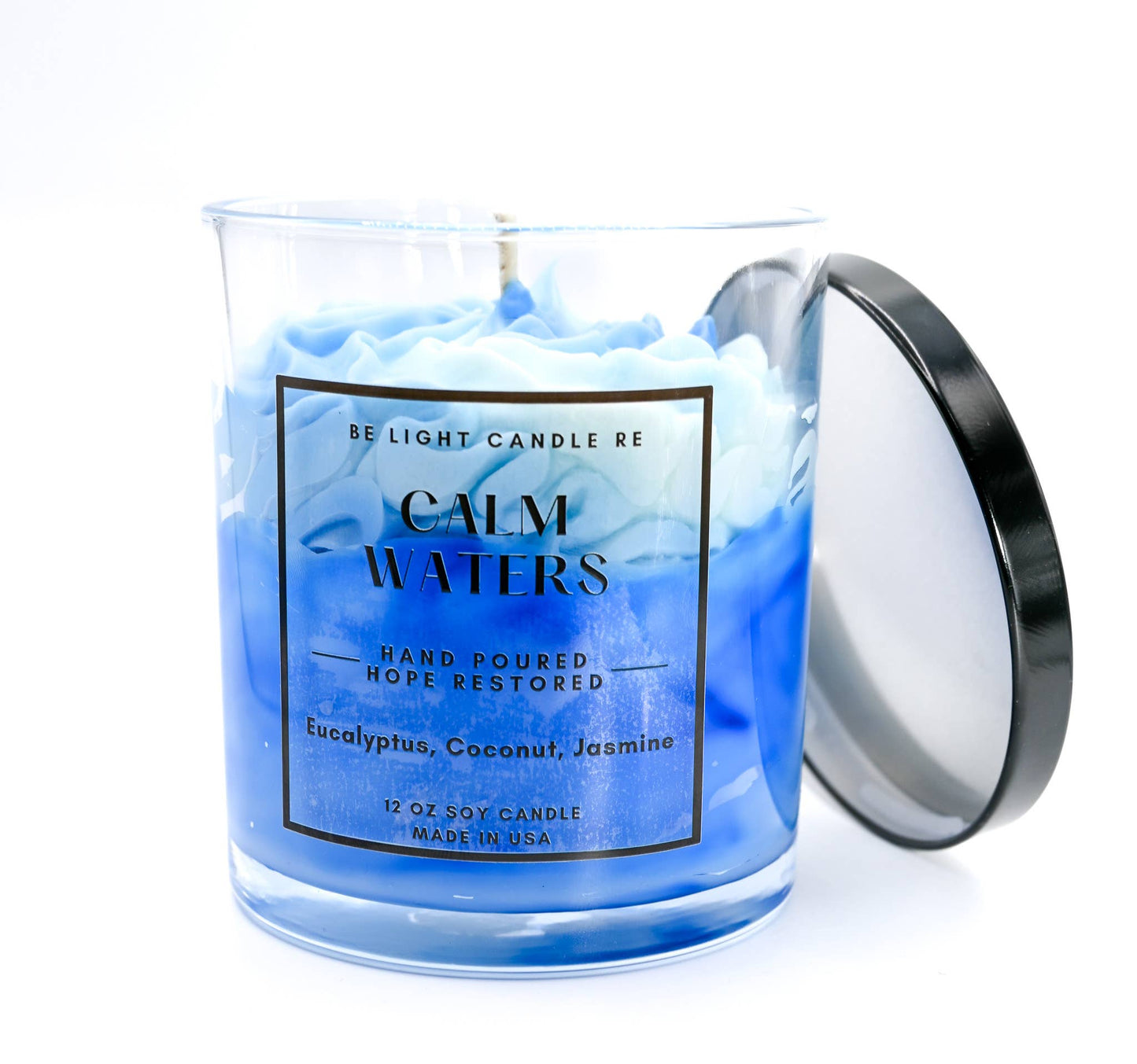 Calm Waters, Scented Soy Candle | Gifts For Friend | Coastal