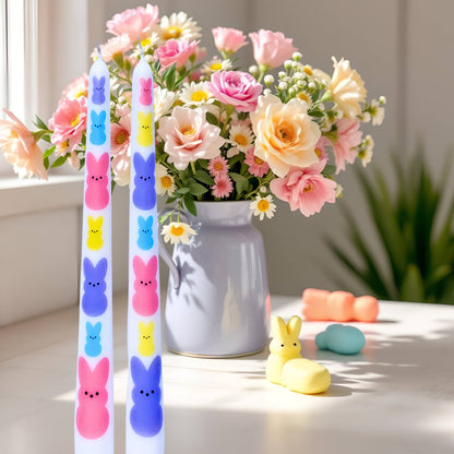 Easter Taper Candles for Spring Tablescapes and Gifts