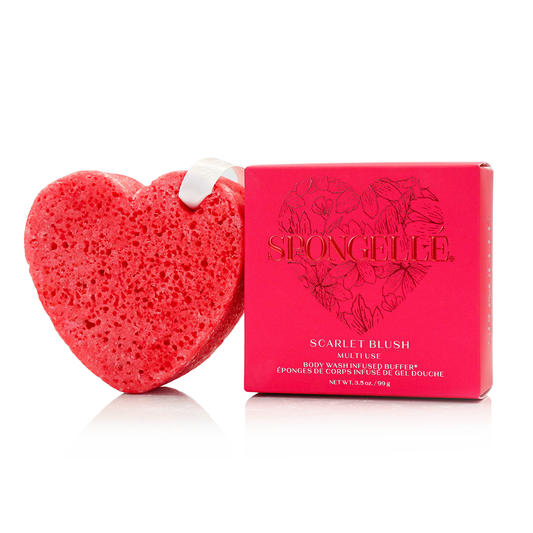 Spongellé Scarlet Blush Heart Buffer 